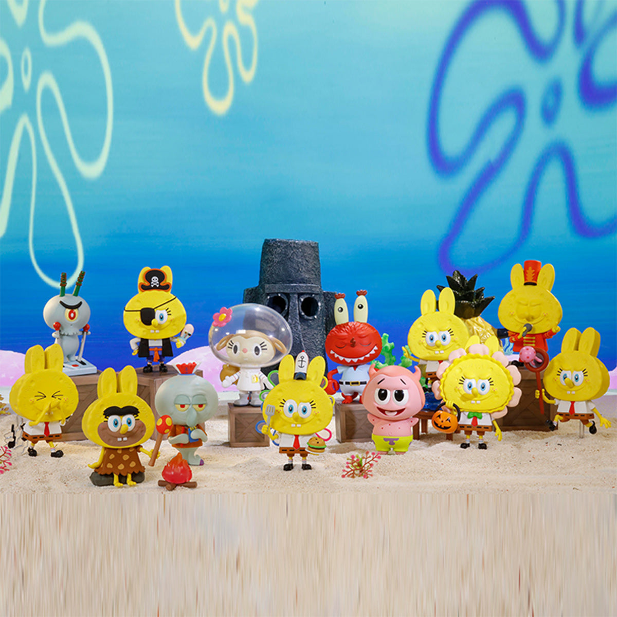 Labubu The Monsters x Sponge Bob (Blind Box)