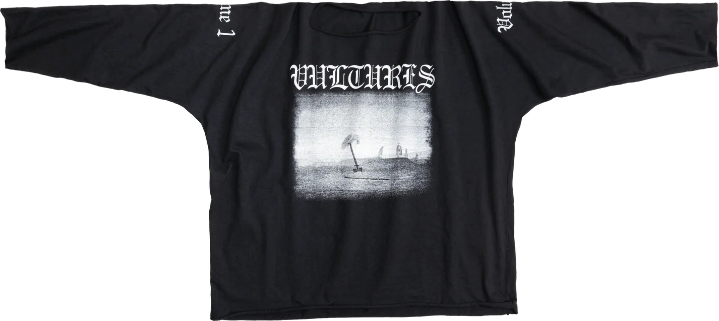 Yeezy Gosha Vultures Long Sleeve Tee (Black)