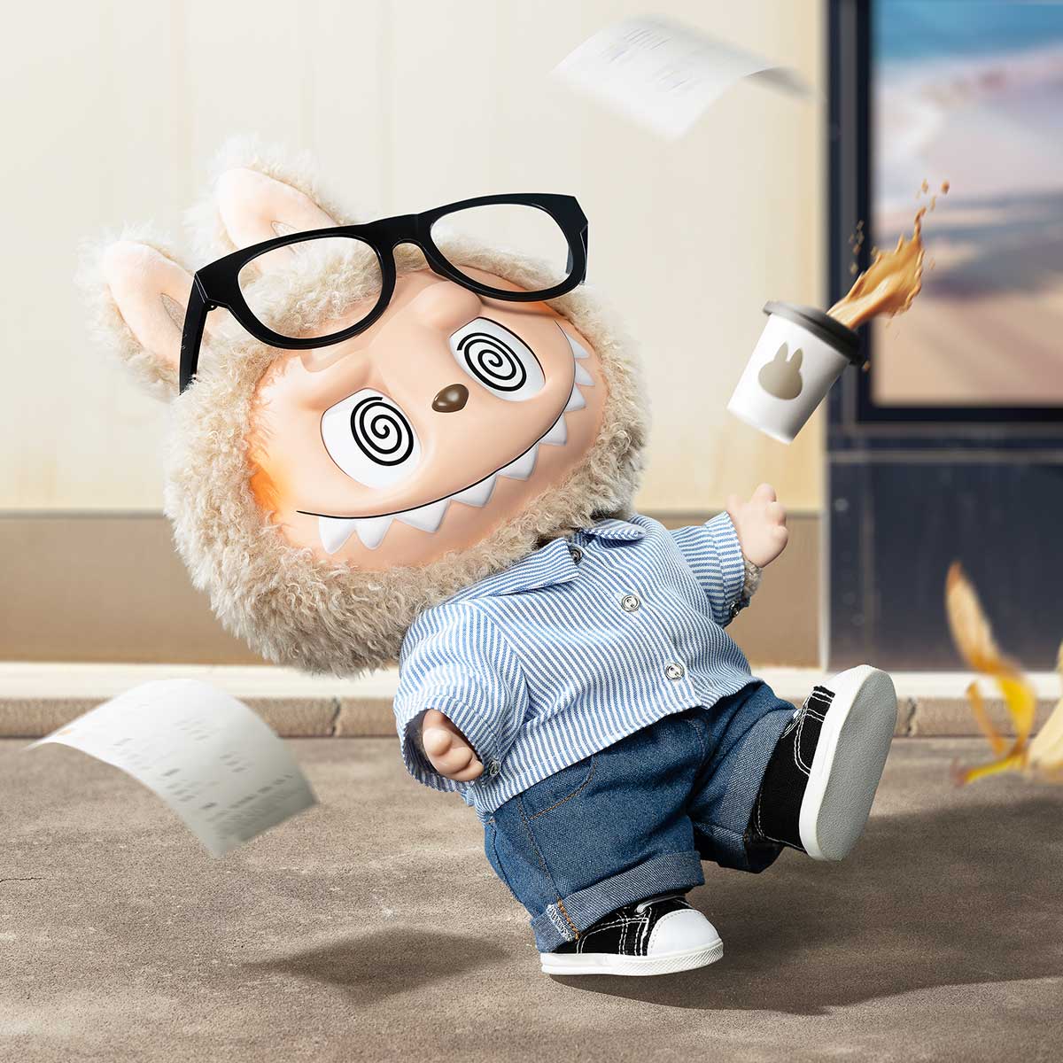 Labubu The Monsters "Flip With Me!!" (Plush Doll)