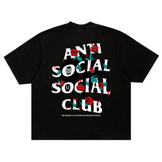 ASSC x Sad Boyz "Miles de rosas" Tee