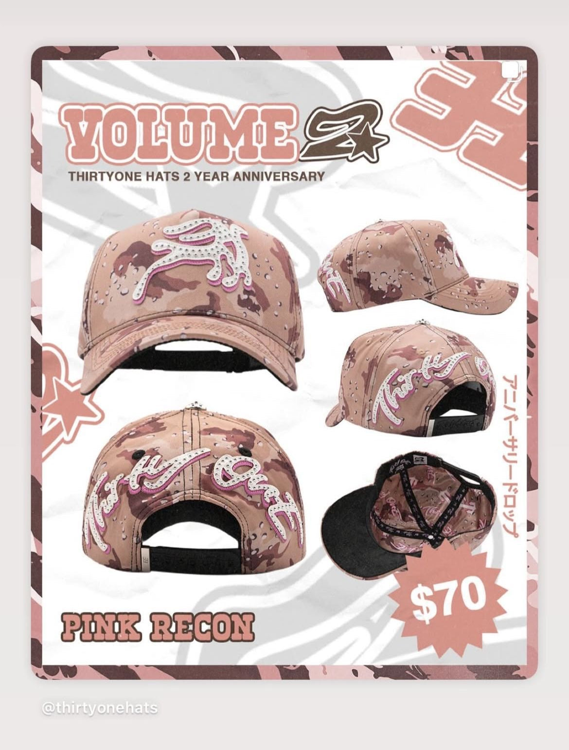 31 Hats "Pink Recon" (Volume 2)
