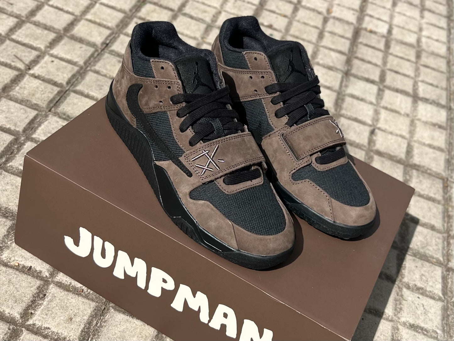 Jordan Jumpman Jack T-Rexx x Travis Scott "Dark Mocha"
