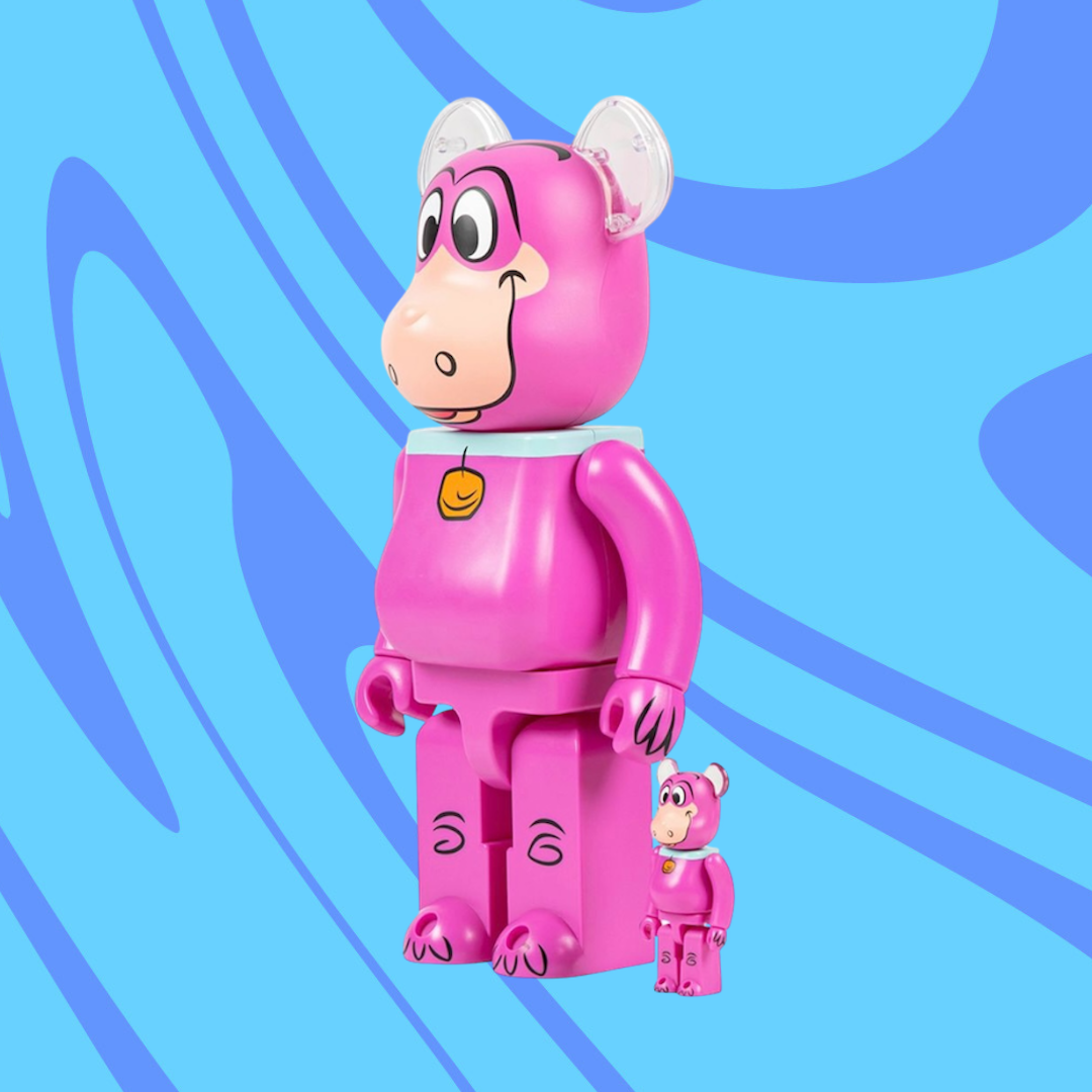 Bearbrick 100% & 400% x The Flintstones “Dino” (Set)