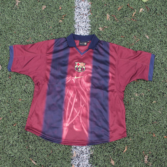 Nike x FC Barcelona x Cactus Jack "Home Skeleton" Jersey Retro (2000/01)
