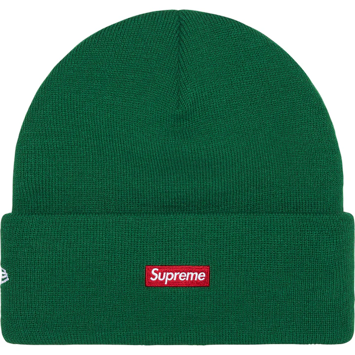 Supreme x New Era Tribal S Logo Beanie (Green)