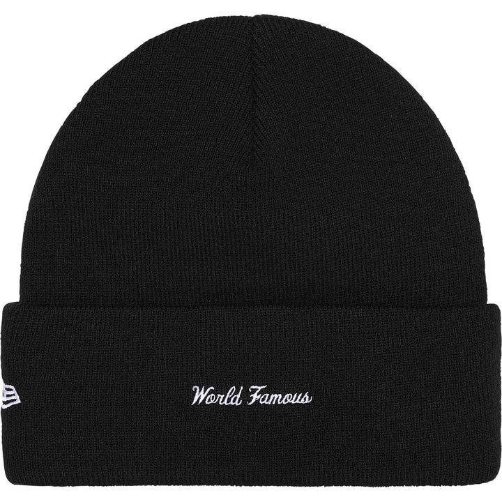 Supreme x New Era Box Logo Beanie (Black)