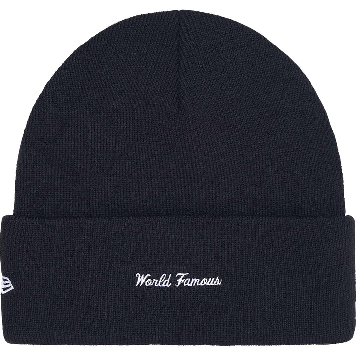 Supreme x New Era Box Logo Beanie (Navy)