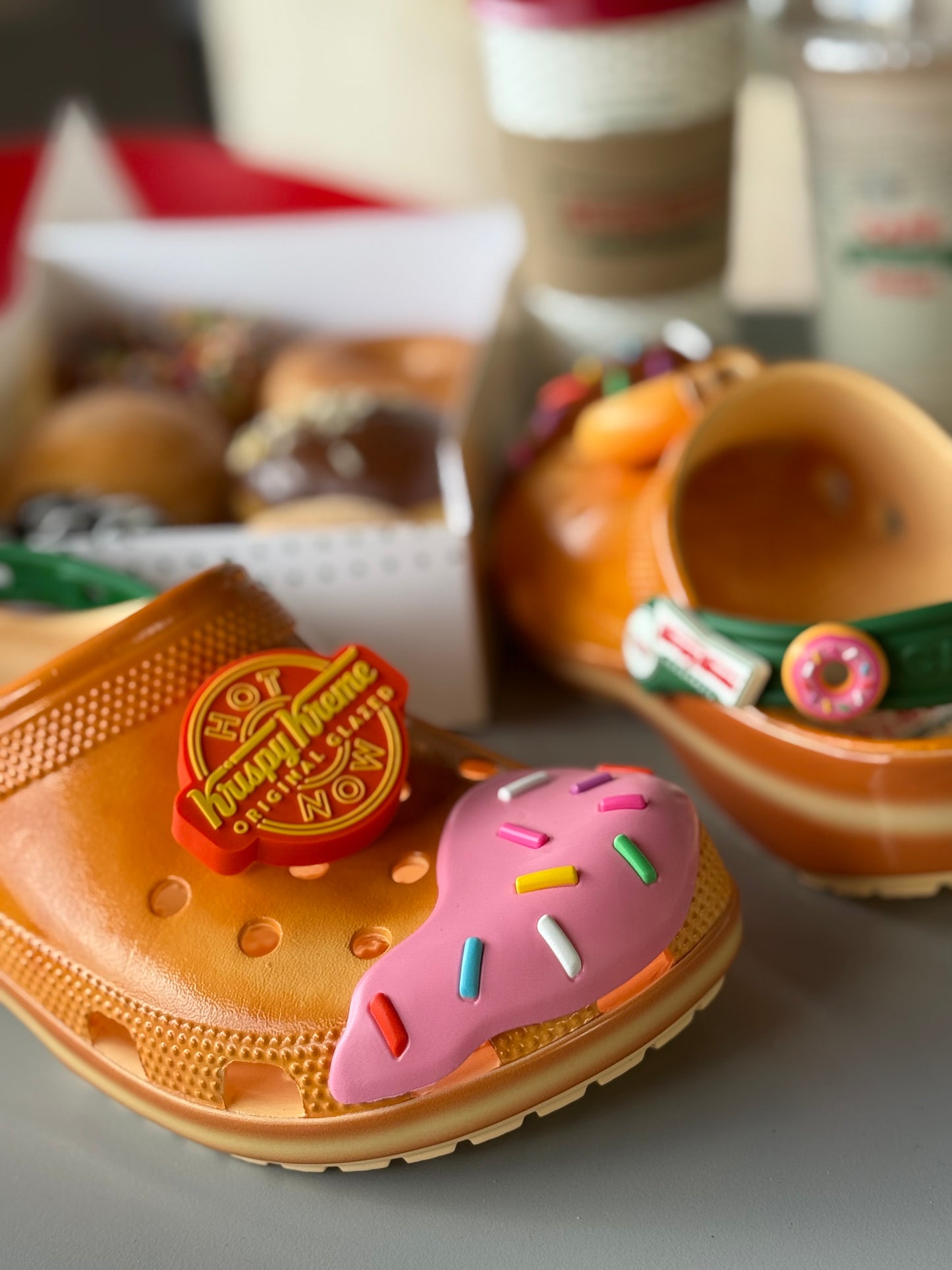 Crocs x Krispy Kreme Classic Clog "Golden Hour"