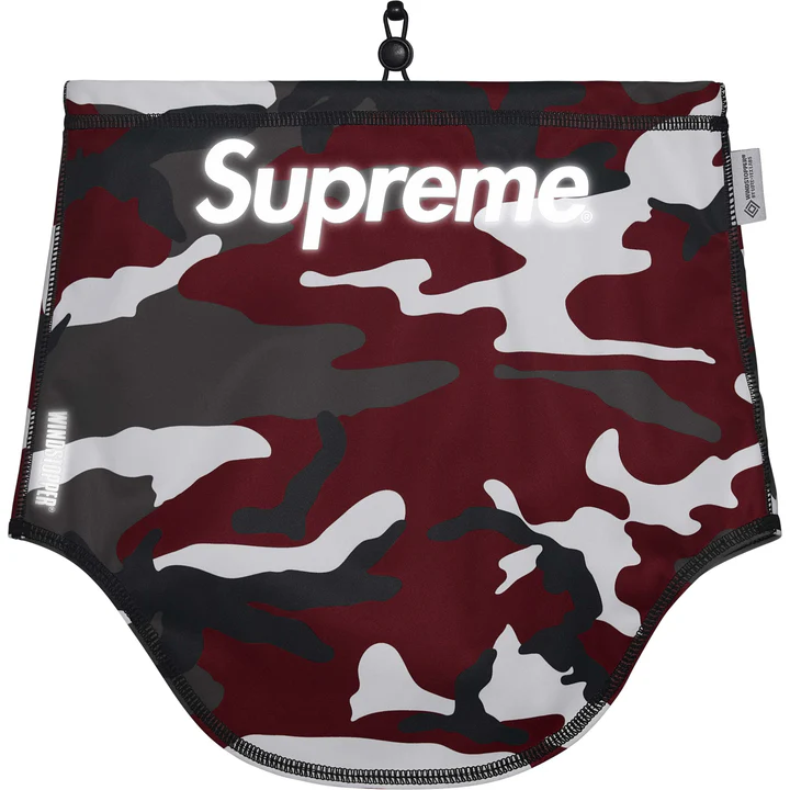 Supreme x WINDSTOPPER® Neck Gaiter (Camo)