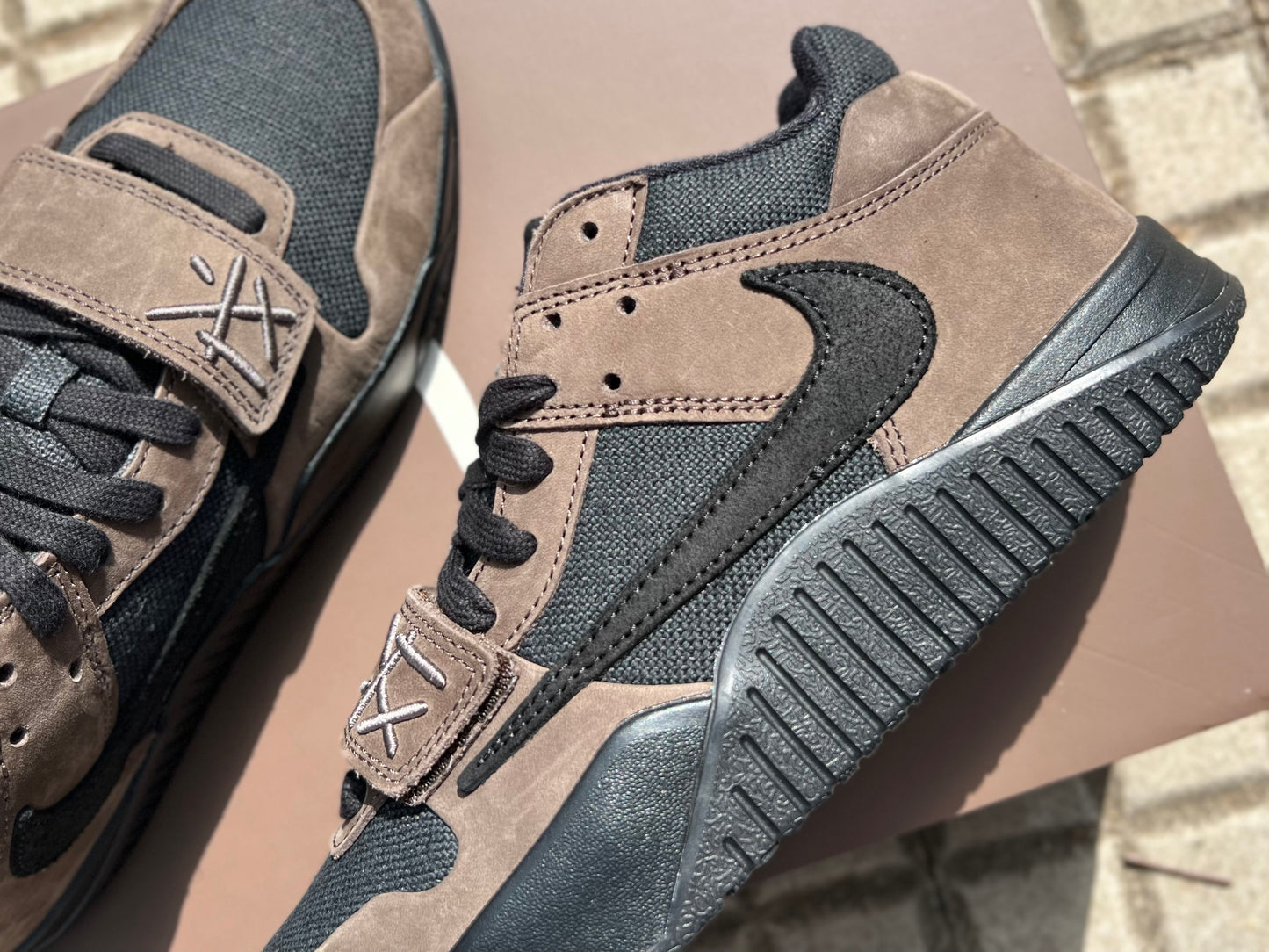Jordan Jumpman Jack T-Rexx x Travis Scott "Dark Mocha"