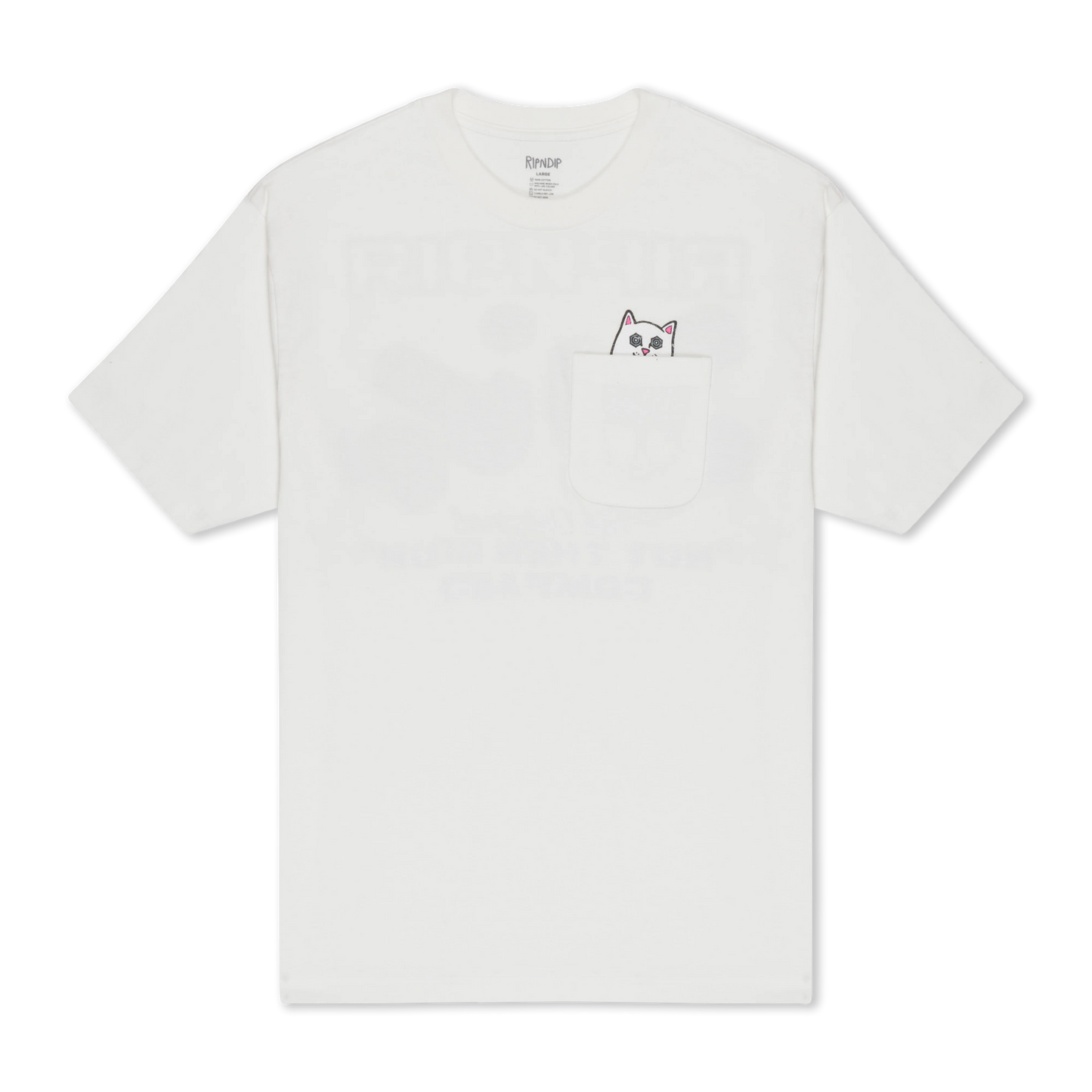 Ripndip Nut Then Bolt Pocket Tee (Bone)