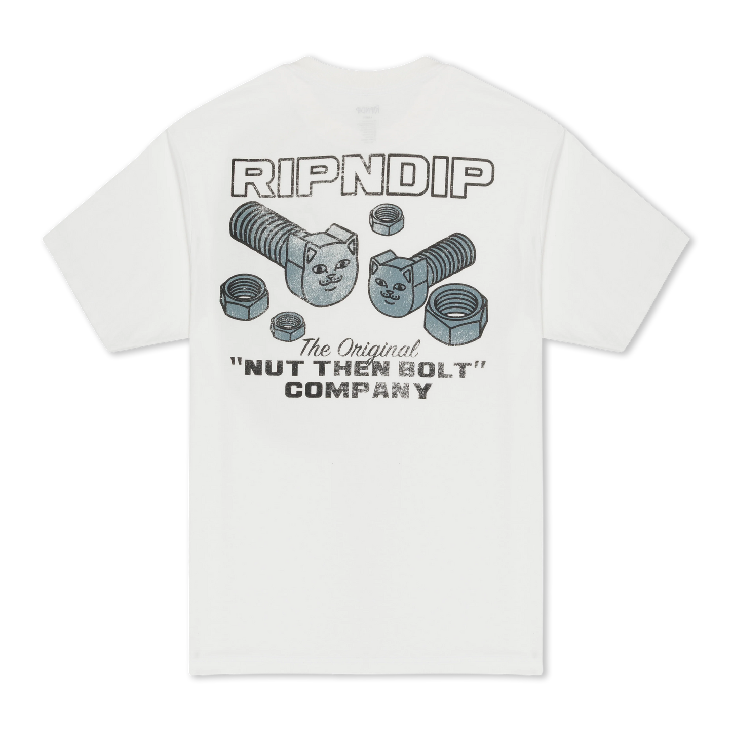 Ripndip Nut Then Bolt Pocket Tee (Bone)