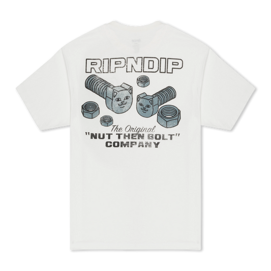 Ripndip Nut Then Bolt Pocket Tee (Bone)