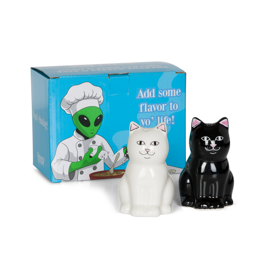 Ripndip Nerm and Jerm Ceramic Salt / Pepper Shakers