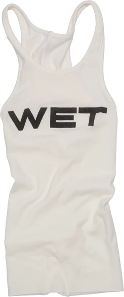 Yeezy Mowalola Wet Tank (White) – Quantum Kicks Yeezy Mowalola Wet Tank (White) – Quantum Kicks