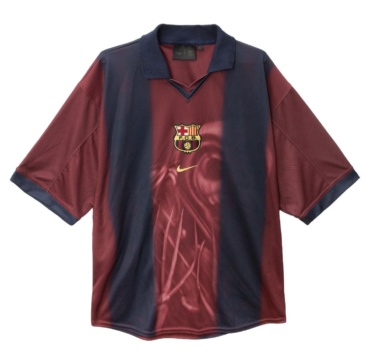 Nike x FC Barcelona x Cactus Jack "Home Skeleton" Jersey Retro (2000/01)