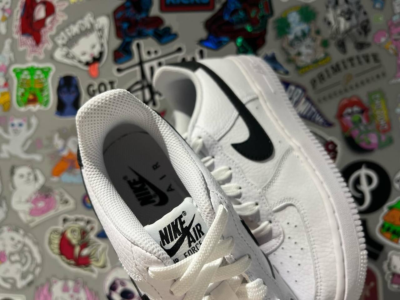 Air Force 1 Low (W)  "Black Swoosh"