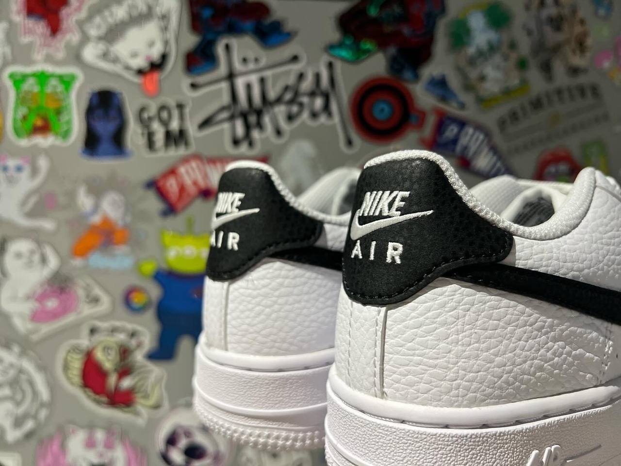 Air Force 1 Low (W)  "Black Swoosh"