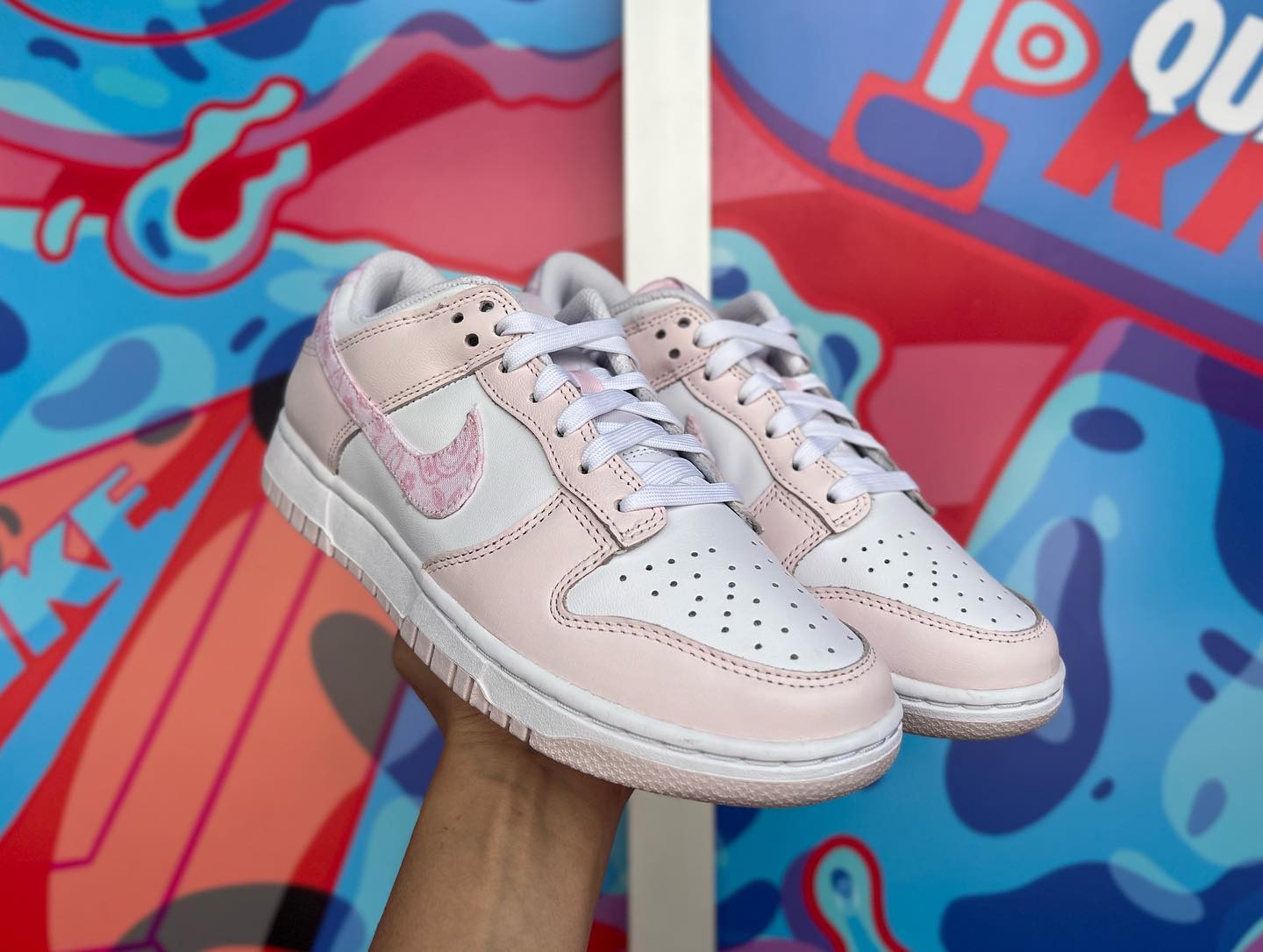 Dunk Low (W) "Pink Paisley"
