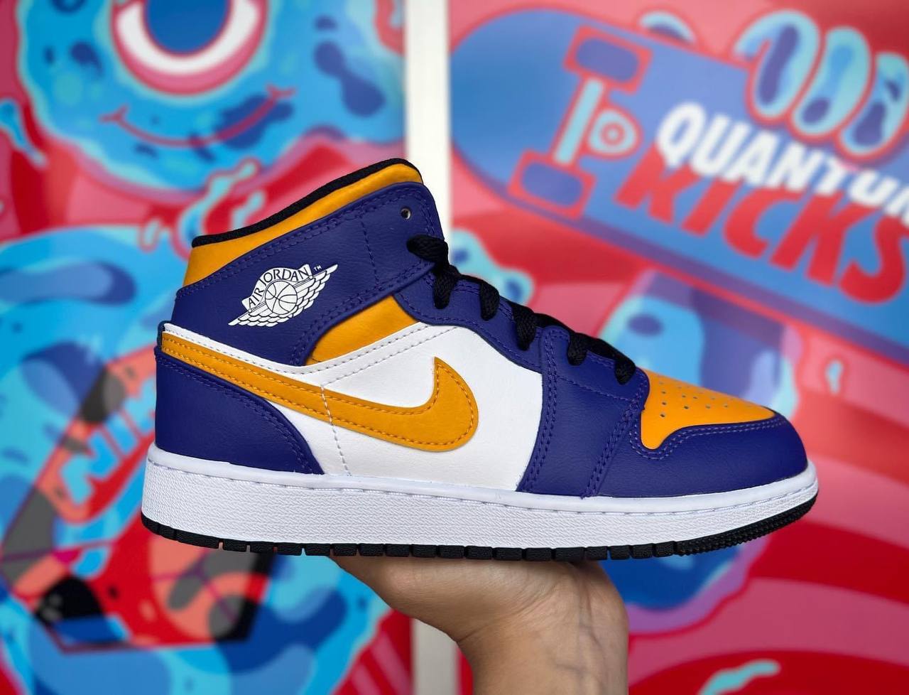 Jordan 1 la clearance lakers