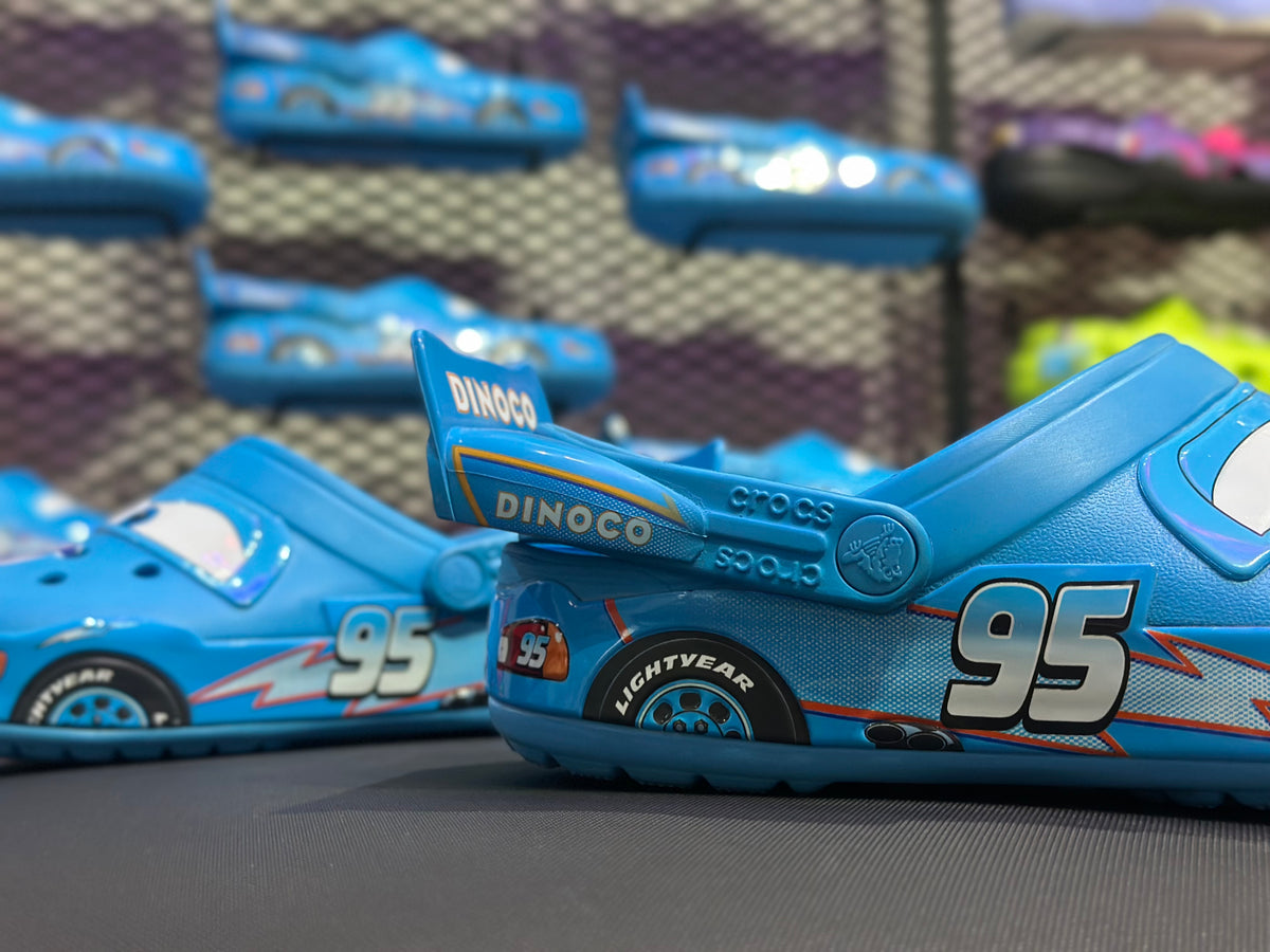 Crocs Classic Clog x Disney Cars "Rayo McQueen Dinoco"
