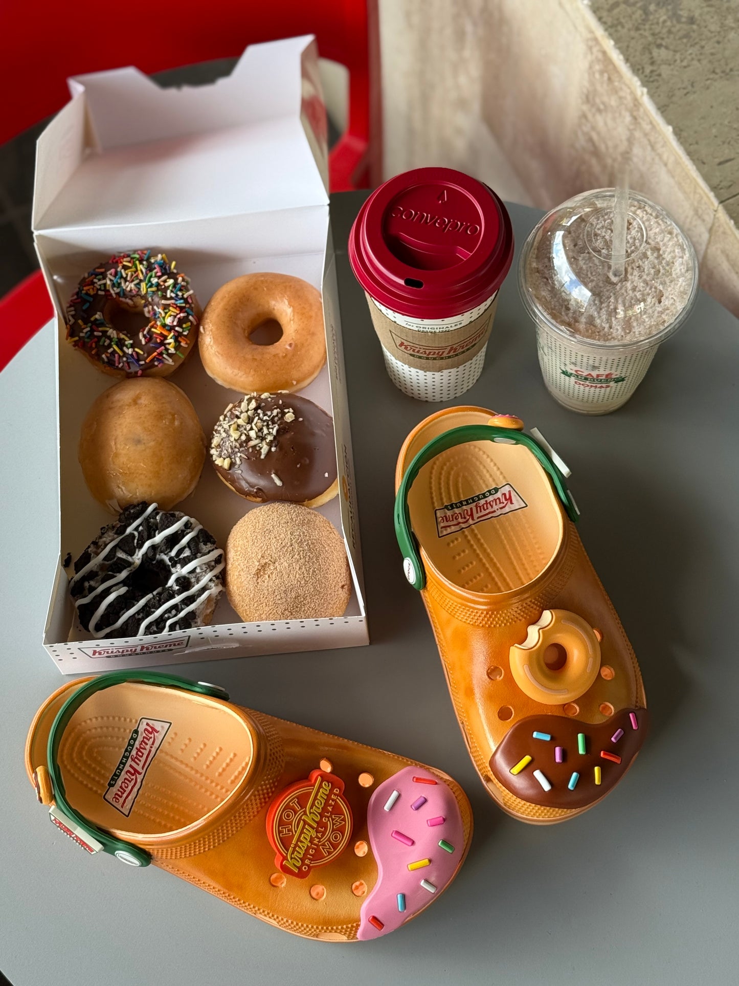 Crocs x Krispy Kreme Classic Clog "Golden Hour"