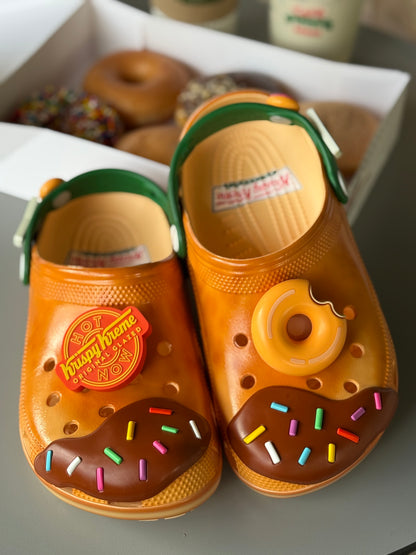 Crocs x Krispy Kreme Classic Clog "Golden Hour"