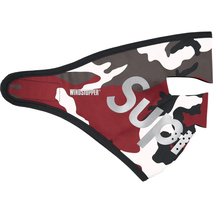 Supreme x WINDSTOPPER® Facemask (Red Camo)