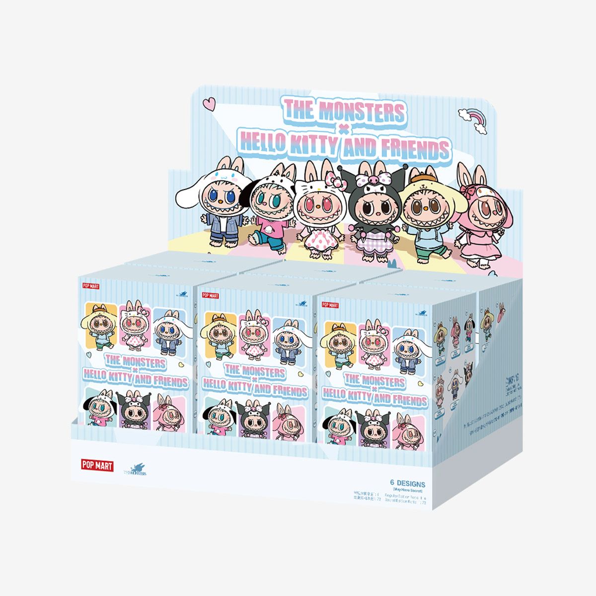 Labubu The Monsters x Sanrio Characters Vinyl Plush (Blind Box)