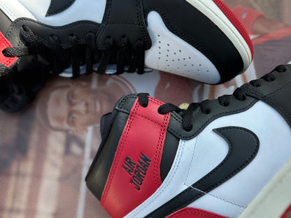Air Jordan 1 Retro High OG "Black Toe" (Reimagined)