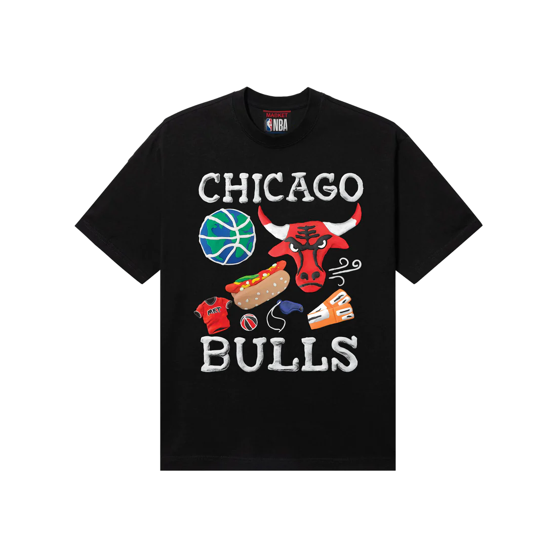 Bulls NBA Tee (Black)