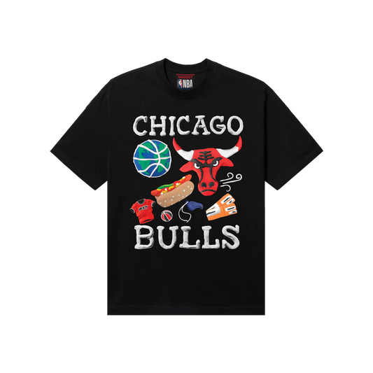 Bulls NBA Tee (Black)