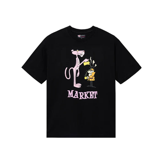 Pink Panther Pourover Tee (Black)