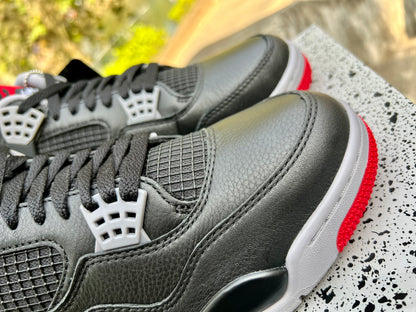 Air Jordan 4 Retro "Bred" (Reimagined)