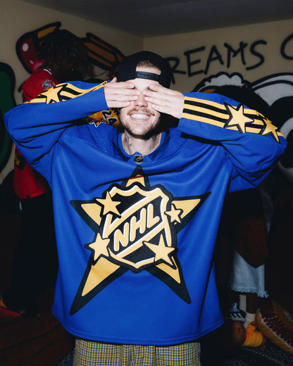 Adidas X Drew House NHL 2024 All-Star Game Blue Jersey