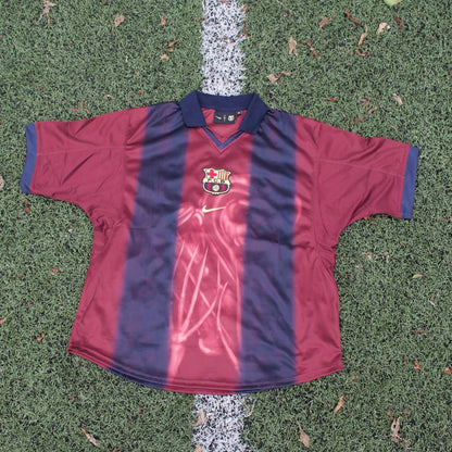 Nike x FC Barcelona x Cactus Jack "Home Skeleton" Jersey Retro (2000/01)