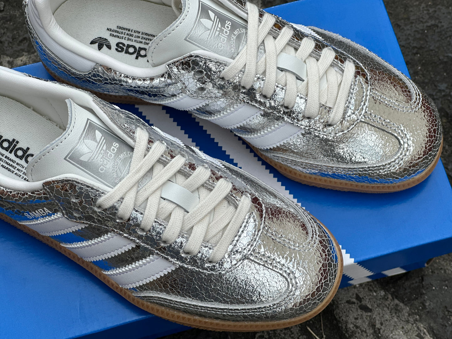 Adidas Samba "Metallic Silver"