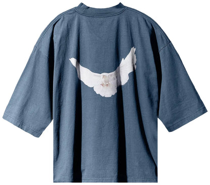 Yeezy x Gap Engineered by Balenciaga "Dove 3/4" Sleeve Tee (Dark Blue)