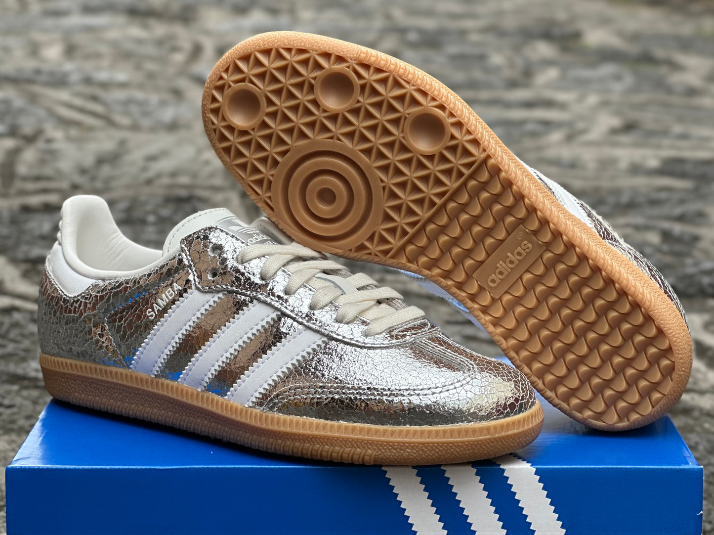 Adidas Samba "Metallic Silver"