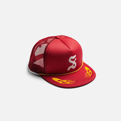 Captain Red Snapback