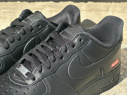 Supreme x Nike Air Force 1 Low "Triple Black"