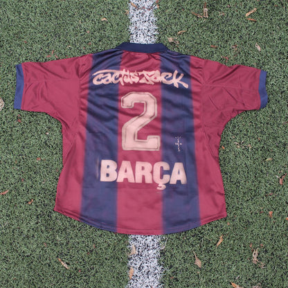 Nike x FC Barcelona x Cactus Jack "Home Skeleton" Jersey Retro (2000/01)