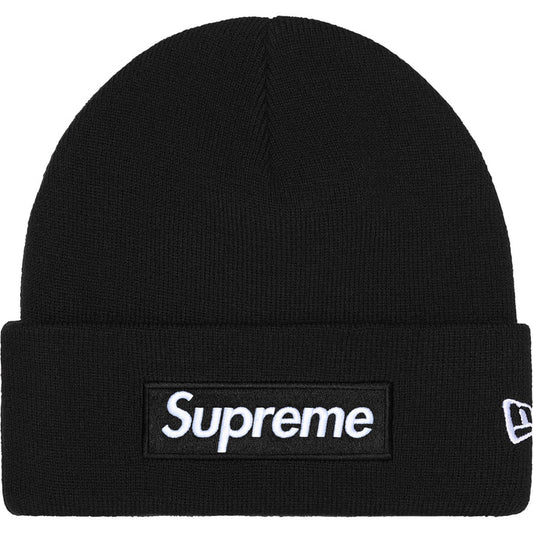 Supreme x New Era Box Logo Beanie (Black)