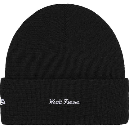 Supreme x New Era Box Logo Beanie (Black)