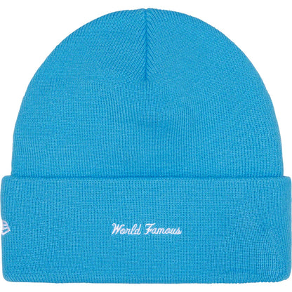 Supreme x New Era Box Logo Beanie (Cyan)