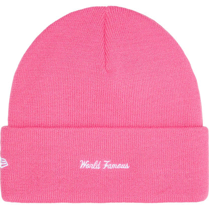 Supreme x New Era Box Logo Beanie (Magenta)
