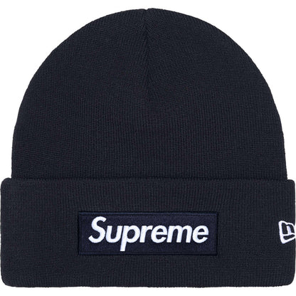Supreme x New Era Box Logo Beanie (Navy)