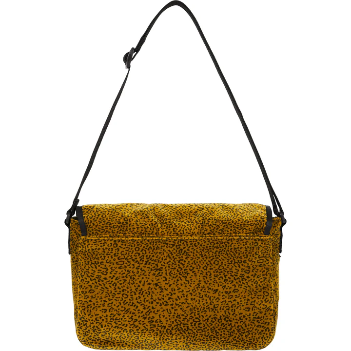 Supreme Velvet Small Messenger Bag (Tan Leopard)
