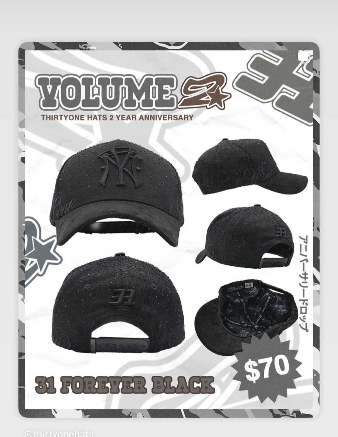 31 Hats "31 Forever Black" (Volume 2)