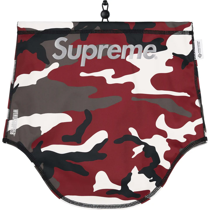 Supreme x WINDSTOPPER® Neck Gaiter (Camo)